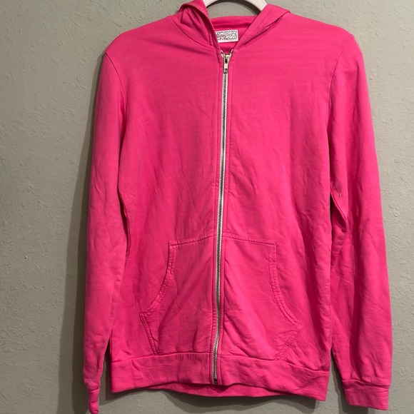 Lauren Moshi Tops Nwot Lauren Moshi Vibrant Pink Zipup Hoodie